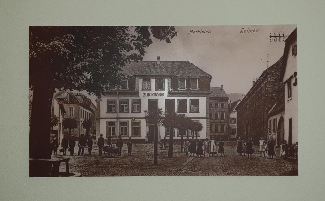 Gasthause Zur Krone Hotel Leimen  Exterior photo